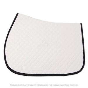 Tapis de selle en coton pour chevaux de style saut d'obstacles avec doublure en polaire polyester, design en maille respirante et rembourrage en mousse pour l'entraînement - Product Image 2