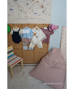 วินเทจ บีนแบ็ก MD20 สำหรับห้องนั่งเล่น ผ้าฝ้ายผสมใยสังเคราะห์ ขนาด 22 นิ้ว สูง x 33 นิ้ว กว้าง x 22 นิ้ว ลึก สำหรับห้องนอน โซฟาบีนแบ็ก - Product Image 6