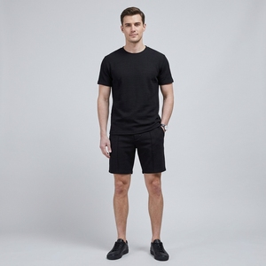 Shorts pour hommes personnalisés, tissu tricoté doux, taille élastique, confortables, décontractés, pour l'été - Product Image 1