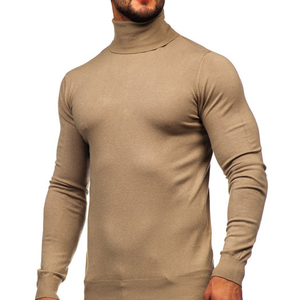 Custom 100% Cotton <b>Fleece</b> Mens Sweatshirt Color Block Pullover <b>Jumper</b> Mock Neck Sweatshirt for Men - Product Image 5