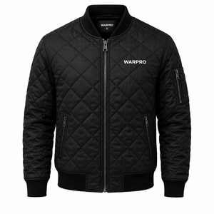 2026 New Fashion <b>Men's</b> Quilted <b>Jacket</b> <b>Lightweight</b> Padded Winter Coat Stand Collar Full Zip Casual Outdoor Warm <b>Jacket</b> Wholesale - Product Image 1