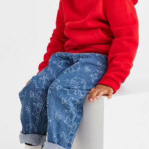 Cotton Breathable Cargo Pants for Kids Boys Casual Sport Jogger Outwear with Long Pants Casual Boys Trousers - Product Image 3