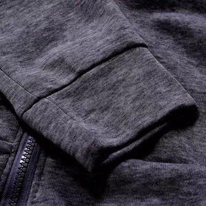 เสื้อฮู้ดผู้ชายแบบซิปเต็มตัว ผ้าฝ้ายเนื้อนุ่ม สวมใส่สบาย เหมาะสำหรับฤดูหนาว รับสกรีนลายตามสั่ง แฟชั่นสตรีทฮู้ดดี้ ขายส่ง - Product Image 2