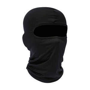 Masque facial balaclava noir unisexe, extensible, en spandex, respirant et imperméable, pour usage extérieur, adulte, 54-56 cm - Product Image 2