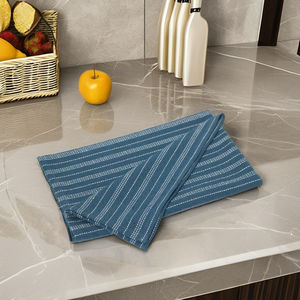 Toallas de Cocina Promocionales de Rayas Teñidas con Hilo de la India a un Precio Asequible, Toalla de Cocina Ecológica - Product Image 2
