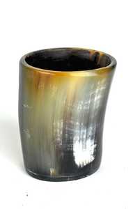 Vaso de Cerveza Vintage Hecho a Mano con Cuerno de Búfalo, Vaso Reutilizable de Estilo Rústico, Vaso Clásico - Product Image 3