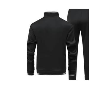 Chándal Negro Premium con Cremallera Completa – Comodidad y Estilo en Uno – Chándal Negro Elegante con Cremallera Frontal Completa – Corte Moderno - Product Image 2