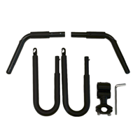 Support de planche de vélo réglable en aluminium avec noyau en mousse et coque en PVC pour planche de surf SUP, capacité de charge de 20 kg, design léger et durable