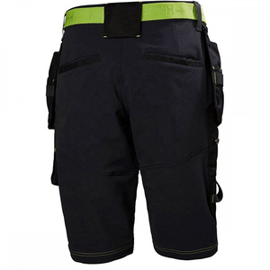 Shorts de sécurité haute visibilité pour hommes avec bandes réfléchissantes, pantalon de travail cargo décontracté et sécurisé, haute visibilité - Product Image 3