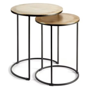 Mesa de Centro Plegable de Metal de Diseño Premium de Unicorn Handicrafts, Mesa de Centro Moderna para Sala de Estar - Product Image 5