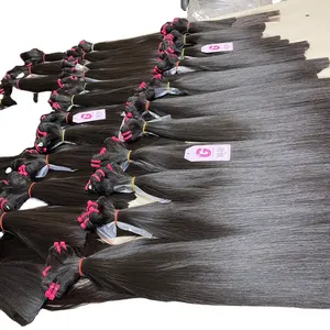 Extensions de cheveux humains droits en os de Big G Hair au Vietnam Pas d'emmêlement Pas de perte Bundles de cheveux de style vague sans brillance - Product Image 1