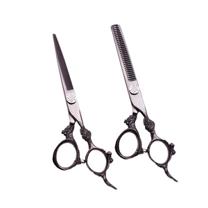 Ciseaux décoratifs à poignée dragon pour services de coiffure professionnels, ciseaux à cheveux style dragon pour barbier et salon - Product Image 2
