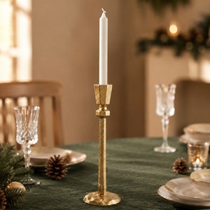 Porte-bougies décoratifs en or pour bougies coniques, pour centres de table de mariage et de dîner - Product Image 5
