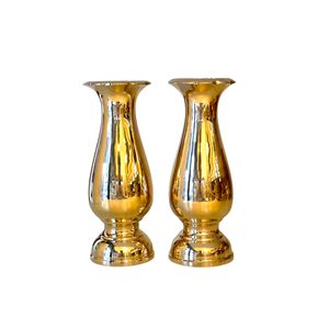 Jarrón de Latón Genuino de 11 Pulgadas con Acabado Dorado Brillante y Resistente para Decoración del Hogar, Templo o Budista - Product Image 4