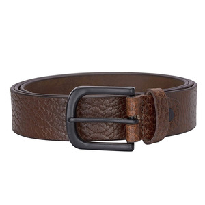 Ceinture en cuir de luxe noire, style décontracté, en promotion, en cuir de vache véritable, personnalisable, créez votre propre ceinture - Product Image 5