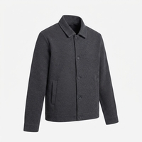Blouson coupe-vent pour homme en toile à capuche, motif dessin animé, imperméable, hiver, décontracté, couleur unie, personnalisable, vente en gros, OEM