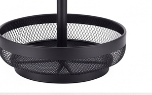Modern Black Metal <b>Wire</b> <b>Storage</b> <b>Basket</b> Set Circle Shape Stackable Design Multi Purpose Neatening Organizer For Elegant Home - Product Image 4