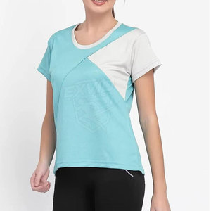 High Quality <b>Top</b> Selling <b>Women</b> T-Shirts Breathable Plus Size <b>Women</b> T-Shirts 100% Cotton Made In Pakistan - Product Image 5