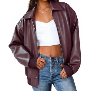 Vestes en cuir véritable pour femmes, vestes en cuir d'agneau de haute qualité, design personnalisé, vestes pour femmes - Product Image 3