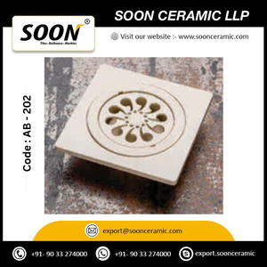 SOON AB-202 ท่อระบายน้ำสแตนเลสทรงสี่เหลี่ยมขนาด 5.5 นิ้ว ป้องกันการกัดกร่อน สำหรับห้องน้ำ ห้องอาบน้ำ ดีไซน์ทันสมัย พื้นผิวขัดเงา - Product Image 2