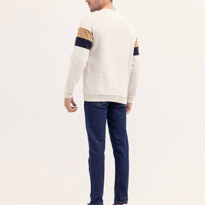 Sweat-shirt à col rond 100 % coton, épaules tombantes, streetwear décontracté d'hiver, pull doux brossé, OEM, marque privée - Product Image 2