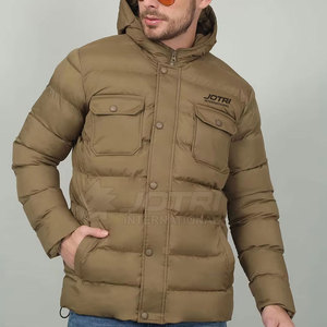 Chaqueta Acolchada para Hombre, Cálida, con Cierre Frontal, Ajuste Cómodo, Material Aislante, Secado Rápido, Ecológica, para Actividades al Aire Libre en Invierno y Uso Diario - Product Image 5