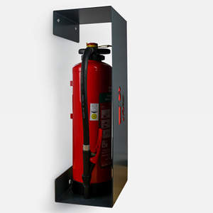 Gabinete Metálico Rojo para Extintor de Incendios, Montado en Pared, Caja Protectora de Chapa Metálica para Almacenamiento de Equipo de Seguridad - Product Image 4