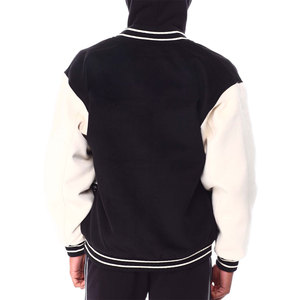 Veste universitaire décontractée à prix abordable, style universitaire, broderie de logo personnalisée, veste bomber de baseball grande taille pour l'hiver - Product Image 6