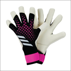Gants de gardien de but unisexes personnalisés OEM, en PU, à doigts entiers, paume antidérapante, sangle de poignet réglable, respirants, pour le football et les sports - Product Image 4