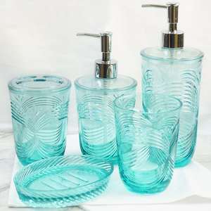 [Holar] Taiwan Made Green Durable Plastic Round 3 Slots Stripes Style Tooth Stand pour Toilette - Product Image 5