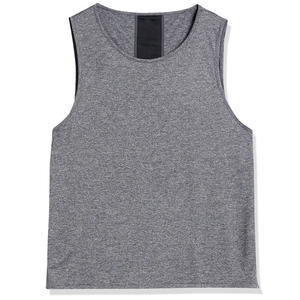 เสื้อกล้ามผู้ชายผ้าเนื้อยืดสูงขายดีที่สุด รับผลิตแบบ OEM ODM เสื้อกล้ามออกกำลังกาย เสื้อกล้ามทรงสตริงเกอร์ - Product Image 4