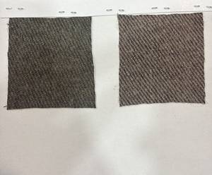 Tela Tweed de Doble Cara Teñida Lisa, Material Orgánico de Mezcla de Lana Texturizada para Abrigo, Chaqueta, Blazer - Product Image 1