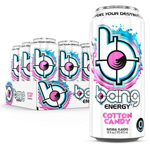 Bebida energética Cotton Candy de 473 ml / Proveedores rápidos de bebida energética Bang disponible a buen precio - Product Image 1