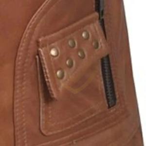 Chaleco de Cuero para Mujer, Diseño Nuevo, Etiqueta Personalizada, Sin Mangas, Tejido, Ropa Exterior - Product Image 5