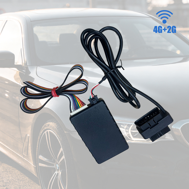 Waterproof Design 4G Vehicle Tracking Device with 6V-42V Wide Voltage for Truck and Car