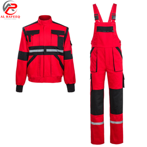 <b>Men</b> Work Dungarees Working Trousers Bib and <b>Brace</b> Overall Multi Pockets Pants Protective Coverall Safety Uniforms - Product Image 3