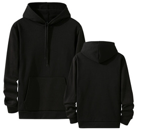 Sudadera con Capucha Unisex para Invierno, Color Rojo Sólido, Informal, Manga Larga, con Bolsillos, Corte Regular, Forro Polar, 100% Algodón, Transpirable - Product Image 6