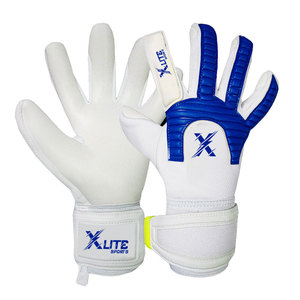 Guantes de Portero de Cuero Transpirables, Cómodos, con Palma de Látex Antideslizante, Cierre de Velcro, Unisex, para Entrenamiento - Product Image 1