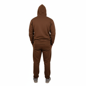 Chándal Deportivo para Hombre, Invierno 2026, Color Sólido, con Logotipo Personalizado, Talla Grande, 100% Poliéster, Secado Rápido y Transpirable - Product Image 3