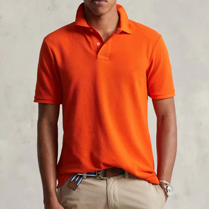 Polo respirant pour homme, dernière mode, manches courtes, impression de logo personnalisée de haute qualité, coton - Product Image 6