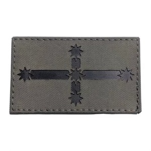 Rectangular Camouflage <b>Patch</b> With Black Cross And Stars Embroidered <b>Sew</b>-<b>On</b> Fabric <b>Patch</b> - Product Image 6