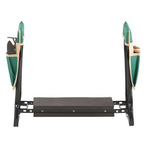 Sgabello da Giardino Pieghevole Rinforzato da 8 Pollici con 2 Borse Porta Attrezzi e Cuscinetto per Alleviare la Pressione sulle Ginocchia - Product Image 3