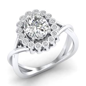 Bague de promesse de mariage REYES artisanale en argent sterling 925, plaquée or 14 carats, cadeau d'anniversaire de luxe, bijoux fins pour femmes - Product Image 2