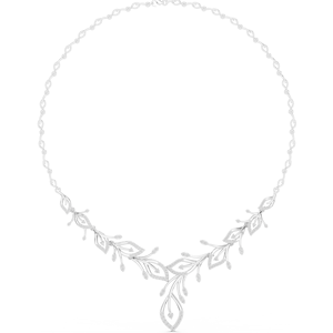 Collar Elysian Vine Sparkle de Oro Blanco de 14K - Product Image 1