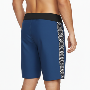 Short de bain décontracté pour homme avec logo personnalisé, motif léopard, séchage rapide, en maille, pour la plage, l'été, la gym et l'entraînement - Product Image 3