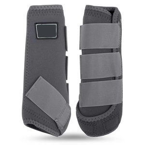 Protège-tendons en maille pour l'équitation avec intérieur ventilé, support absorbant les chocs et coque extérieure protectrice, avec options OEM/ODM - Product Image 1