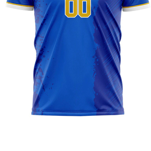 Sublimation Printed Soccer Jersey Custom Team <b>Name</b> Top Quick Dry Short Sleeve Crew Neck Football Shirt Men OEM/ODM Available - Product Image 2