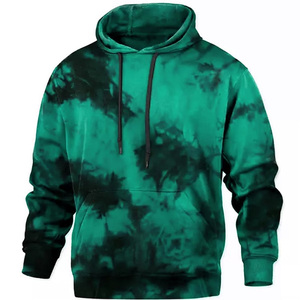 Sweat à capuche oversize tie-dye de qualité supérieure, effet délavé vintage, style streetwear tendance - Product Image 4