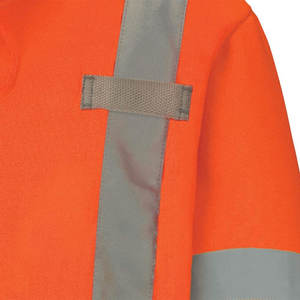 <b>Hi</b> <b>Vis</b> Hoodies With Pockets Polyester Fleece <b>Orange</b> Color <b>Hi</b> <b>Vis</b> <b>Hoodie</b> Reflective High Visibility Hoody - Product Image 4