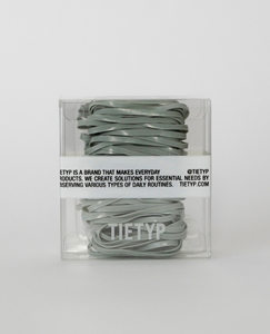 Coleteros TIETYP, Bandas Elásticas de Goma de Color Sólido, Minimalistas y Modernas para Uso Diario, Paquete para Mujer, Empaquetado en Cartón, Hecho en Corea - Product Image 1